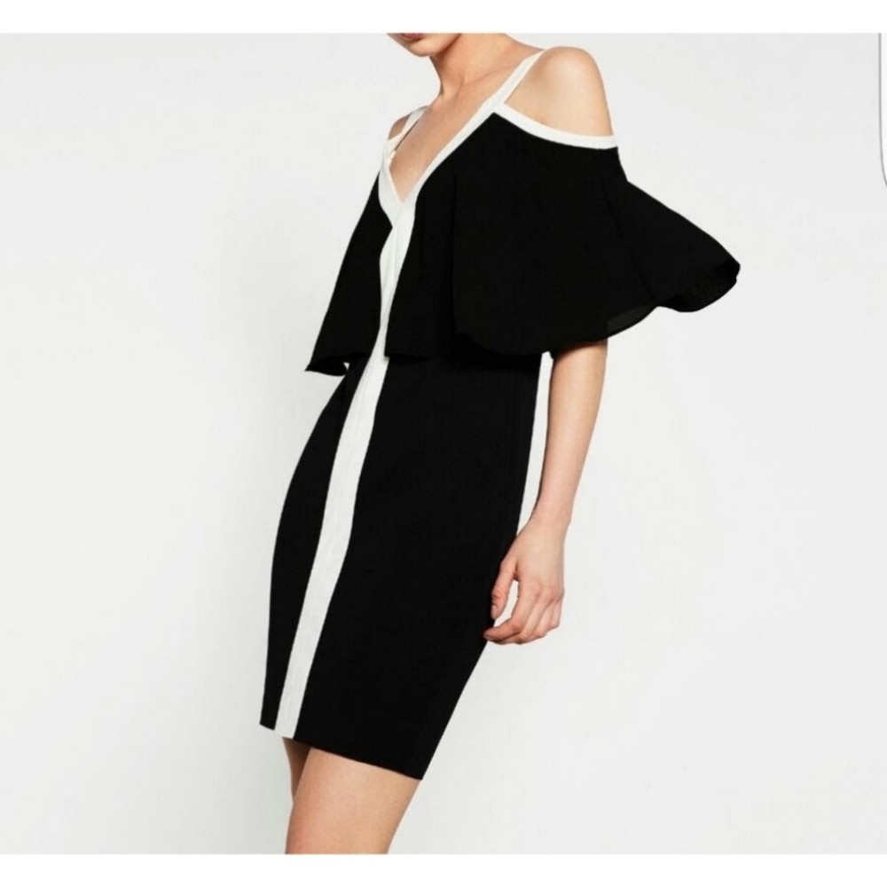 ZARA Two Tone Dress Women's Size S